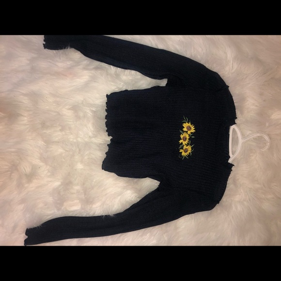 Sun flower crop top - Picture 1 of 1